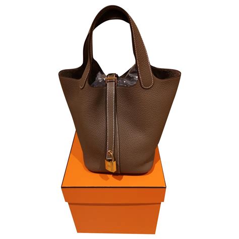 hermes picotin taupe|Hermes picotin resale value.